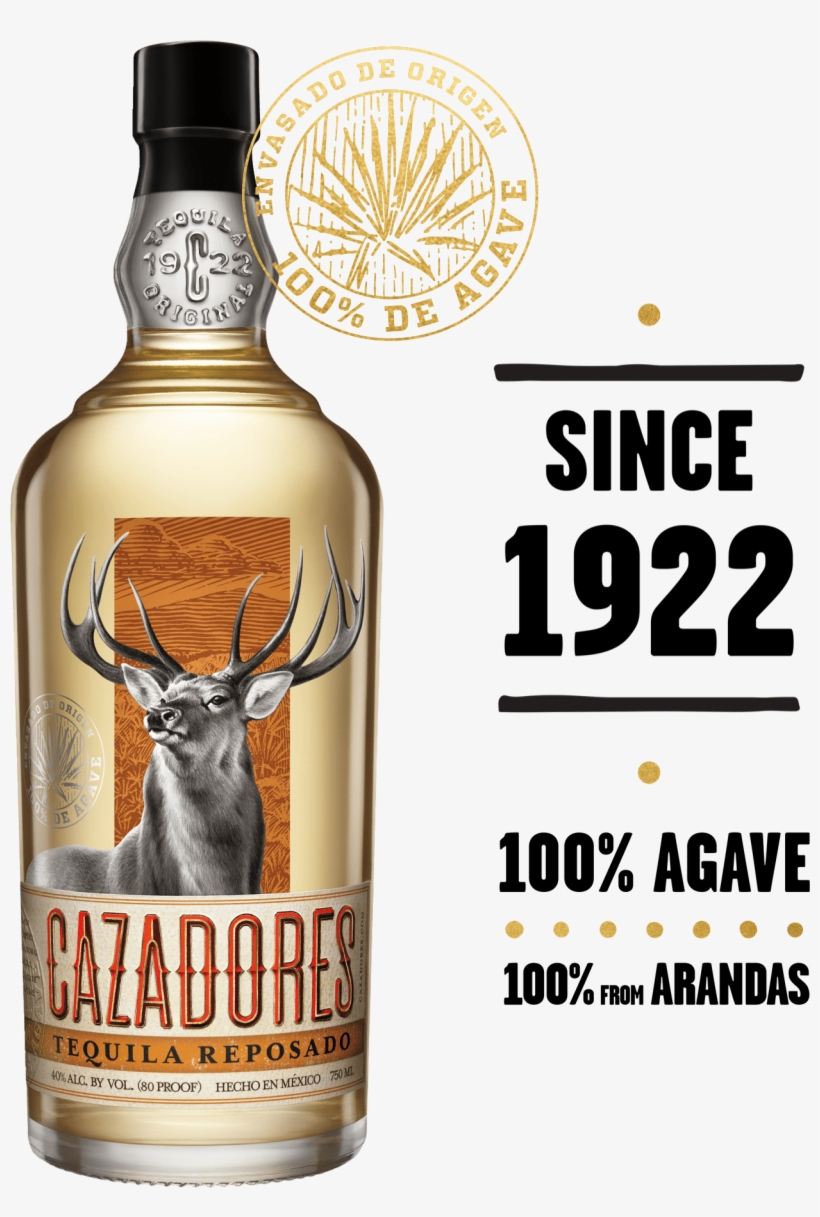 Tequila - Cazadores Reposado Tequila 750ml, transparent png download