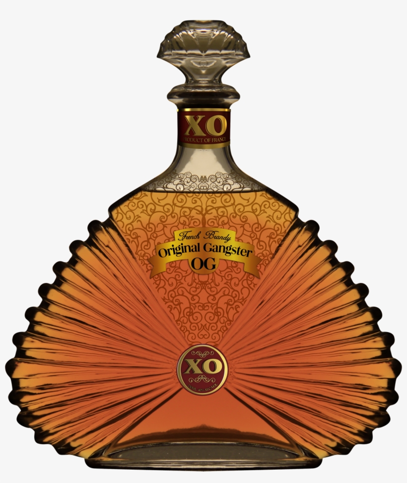 Og Xo Bottle - Original Gangster Brandy, transparent png download