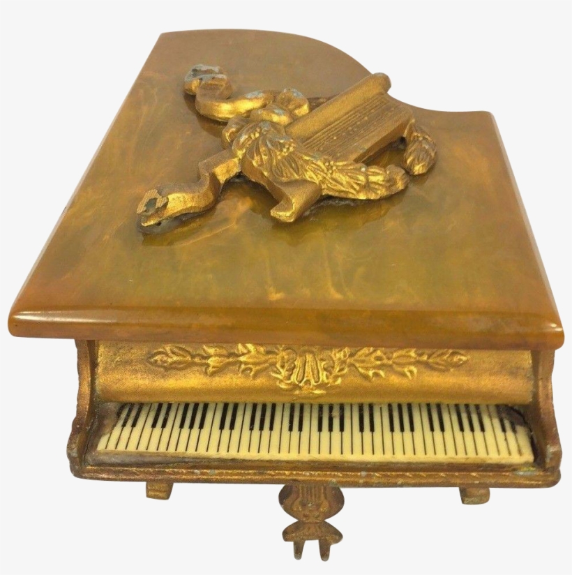 Free Download Grand Music Box Thorens Swiss Gold Gilt - Player Piano, transparent png download