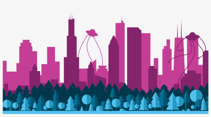 Perks At The Chicago Office - Skyline, transparent png download