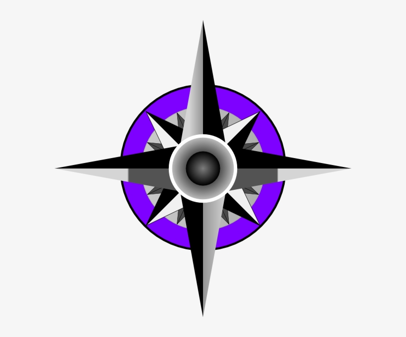 Compass Blue Rose Svg Clip Arts 600 X 600 Px, transparent png download