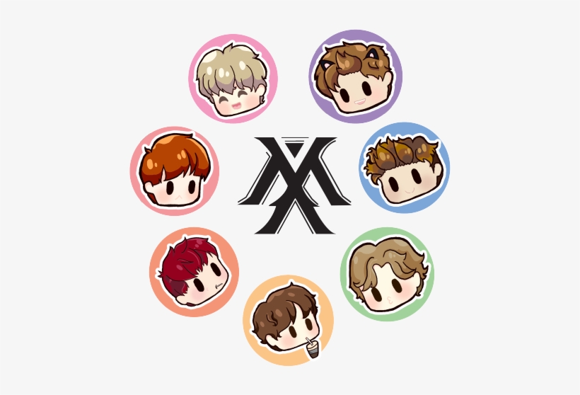 Amen Mv Chibi Ver Of Monsta X - Monsta X Drawing Chibi, transparent png download