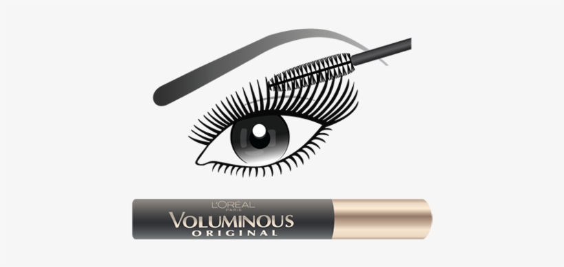 Loreal Paris, Mascara, And Emticon Image - L'oreal Paris Voluminous Original Waterproof Mascara,, transparent png download