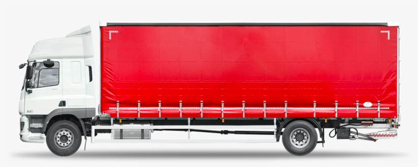 18t Curtain Rigid Side View 1300px - Curtain Sider, transparent png download