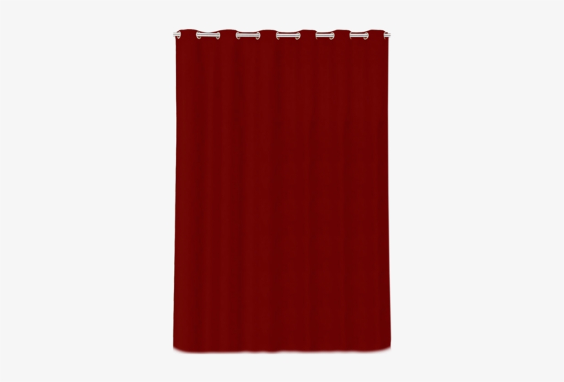 Merete Plain Red One Piece Ring Curtains - Stationery, transparent png download