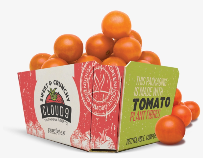 Pure Hothouse Foods Is Packaging Its Snacking Tomato - Vegetable Fibres In Packaging, transparent png download
