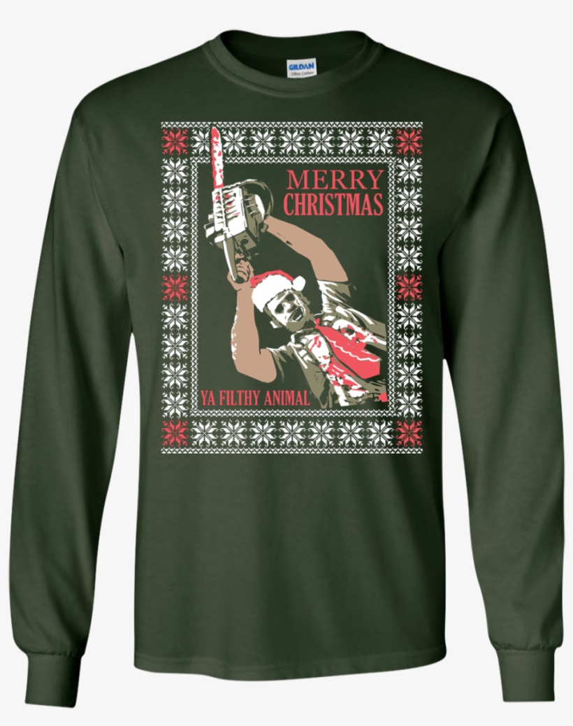 Leather Face Ugly Sweater - Christmas Story Sweater, transparent png download