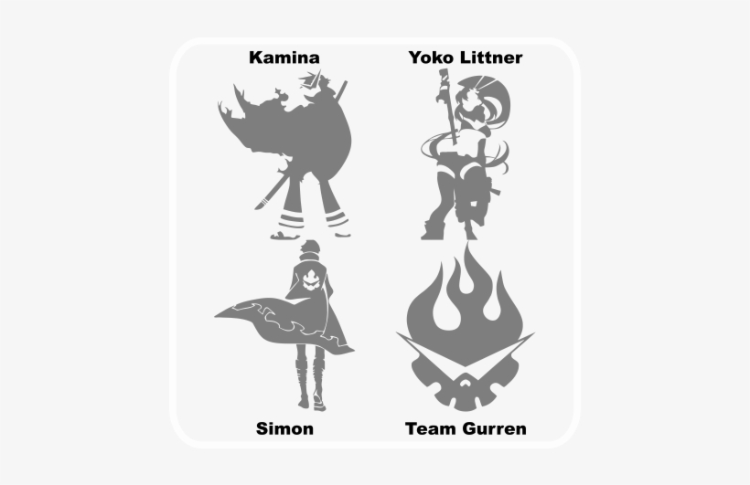 Gurren Lagann - Gurren Lagann Macbook Decal, transparent png download
