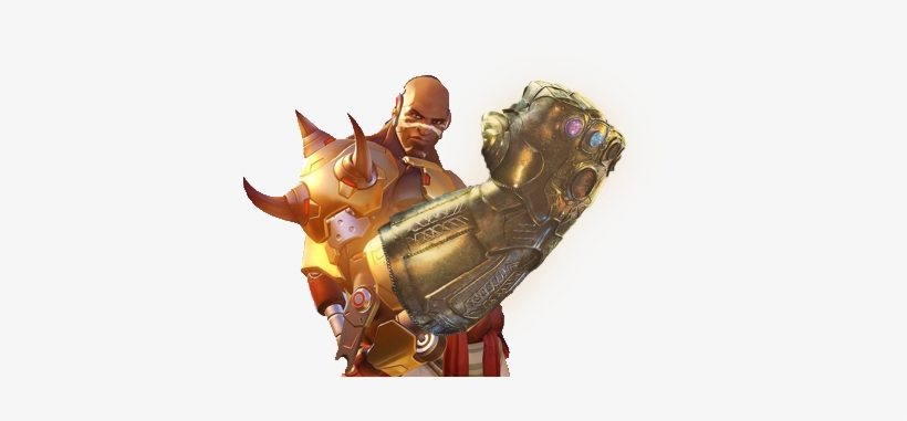 Sticker Jvc Doomfist Thanos Overwatch - Breastplate, transparent png download