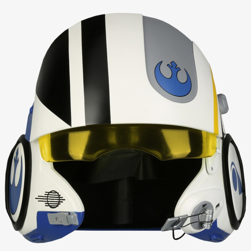 Star - Poe Dameron Blue Helmet, transparent png download