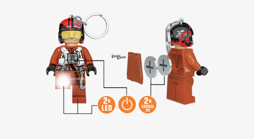 Add To Cart Add To Wishlist - Poe Dameron Lego Led, transparent png download