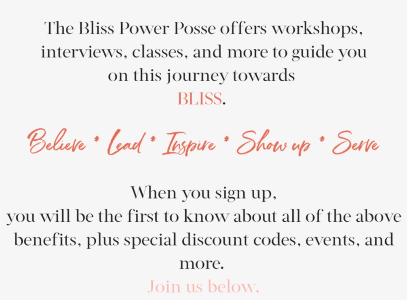 The Bliss Power Posse Offers Workshops, Interviews,, transparent png download