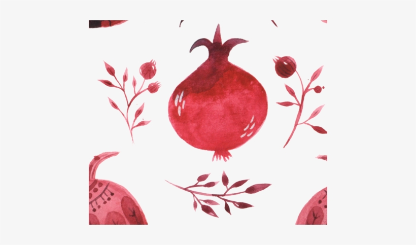 Persian Pomegranate 3 Fabric By Zahramakes On Spoonflower - Spoonflower, Inc., transparent png download