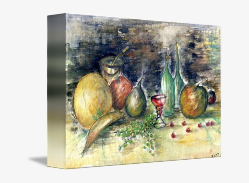 Still Life With Fruits - Drawing, transparent png download