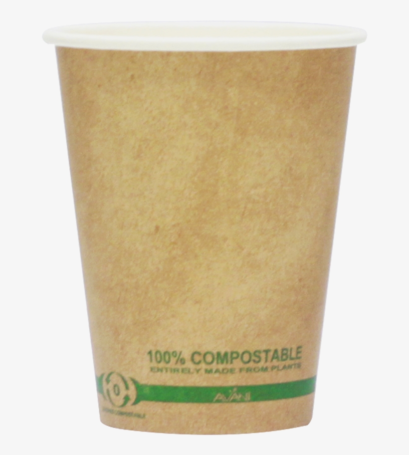 Brown Coffee Cup With Cornstarch Lining - Coffee Cup, transparent png download