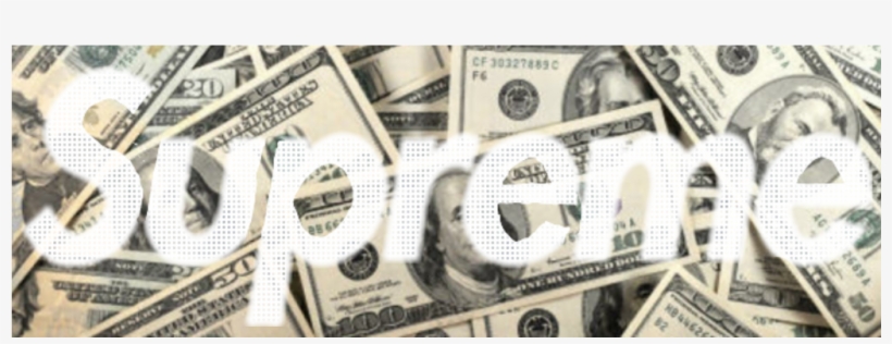 Supreme Money Stacks Korea Ftestickers - Money, transparent png download