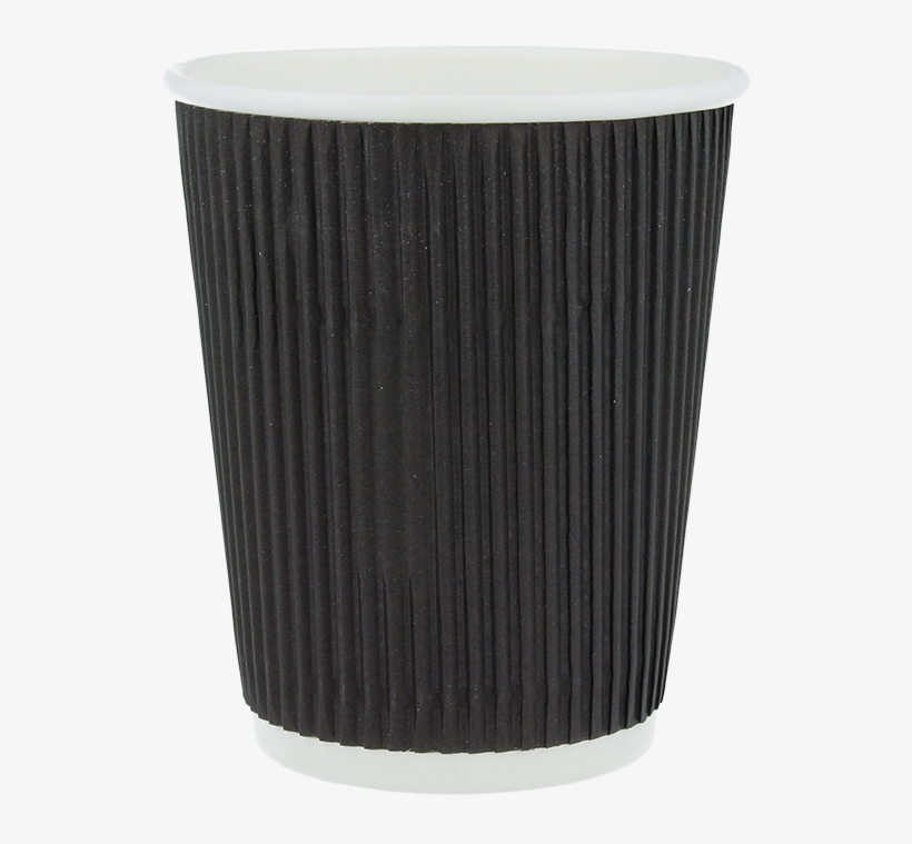 Rib Cup Black 350ml - Vase, transparent png download