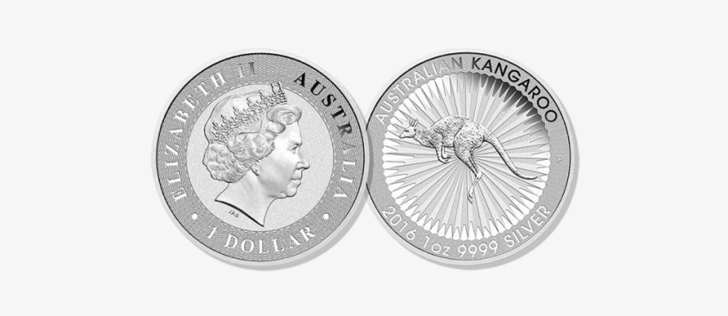 Silver Kangaroo Coin - 1 Oz Silver Kangaroo 2016, transparent png download
