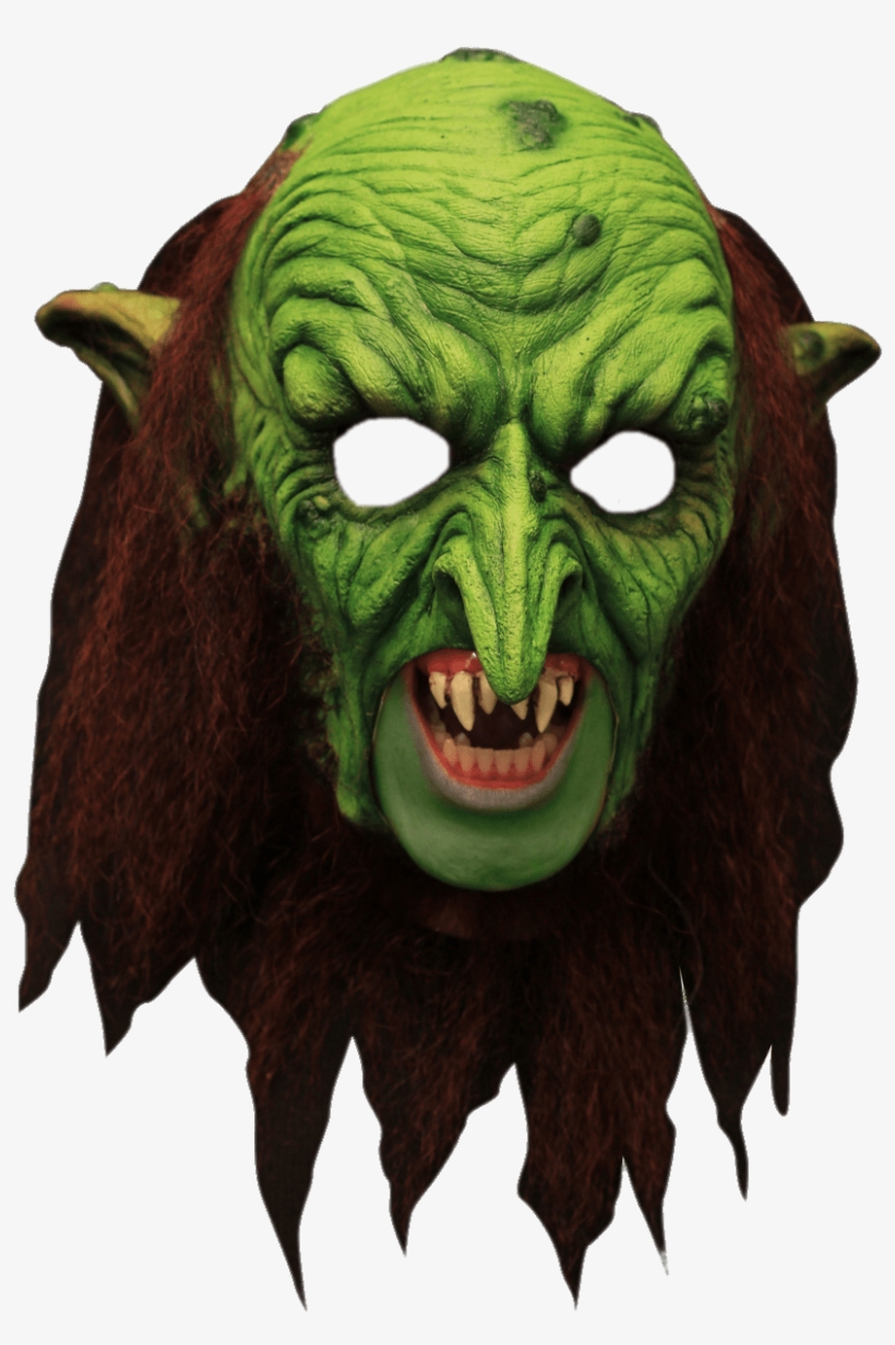Download - Warlock Goblin Deluxe Latex Mask, transparent png download
