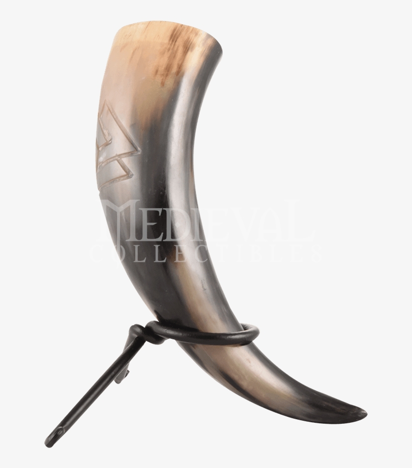 Valhalla Valknut Drinking Horn With Stand - Sabre, transparent png download