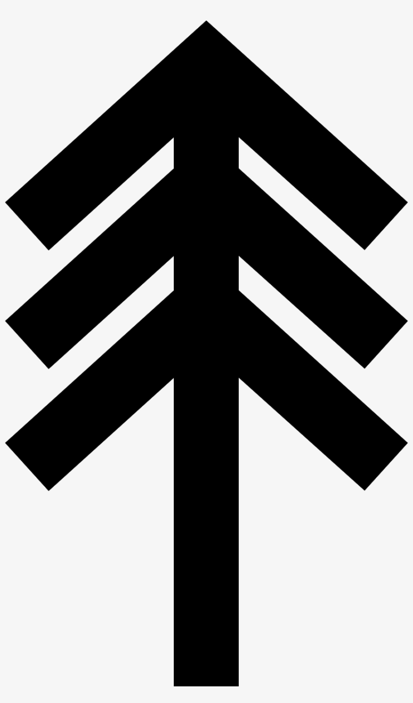 [nuevos Símbolos Pag 2] Símbolos Vikingos - Tiwaz Rune, transparent png download