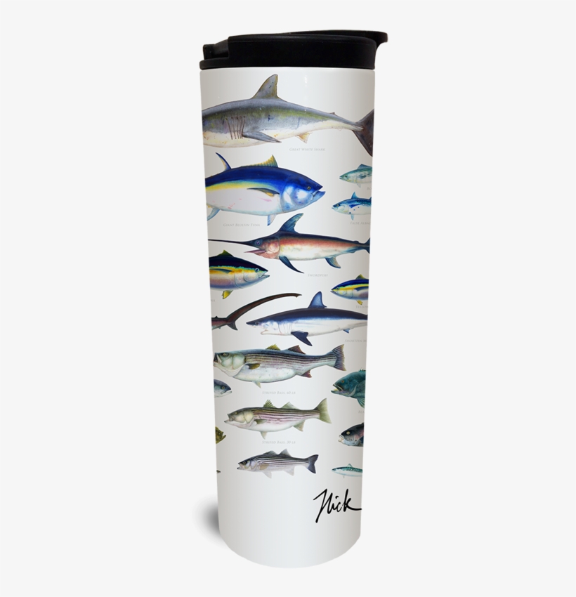 Ocean Fish Tumbler - Watermark, transparent png download