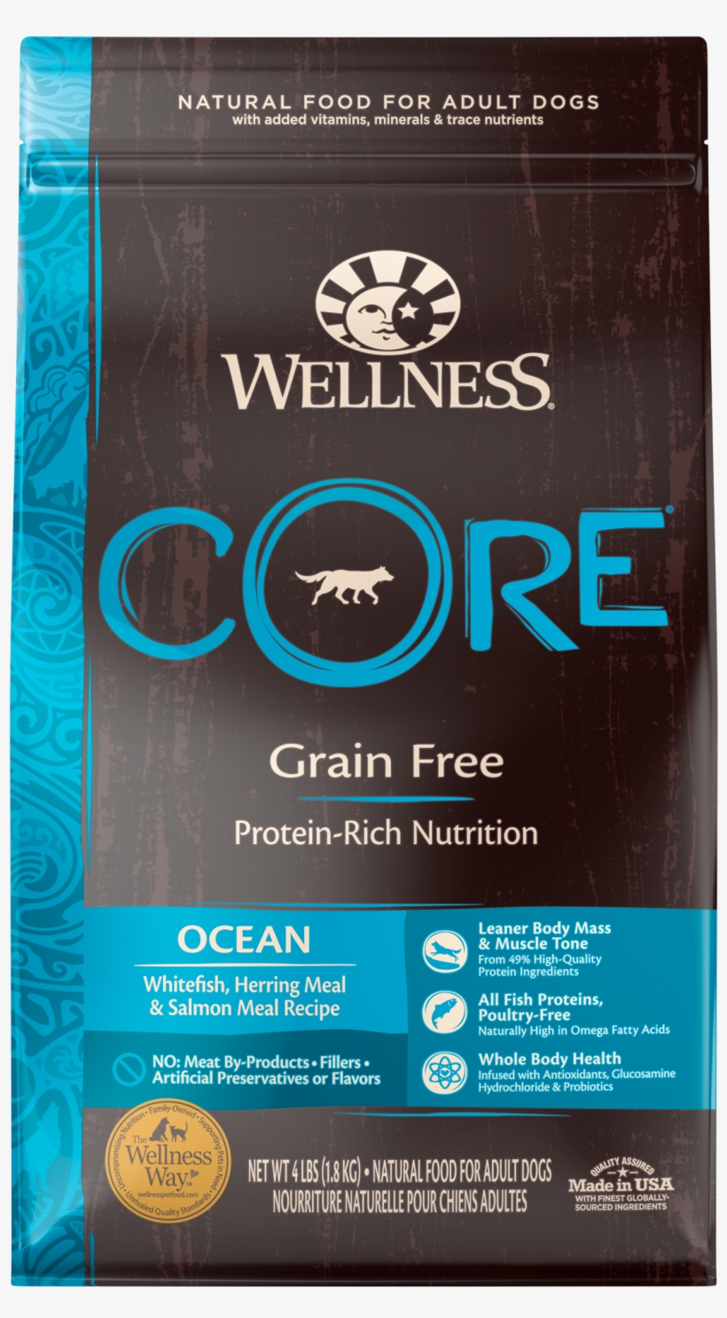 Core Dry Dog Ocean - Wellness Core Ocean Dry Dog Food, transparent png download