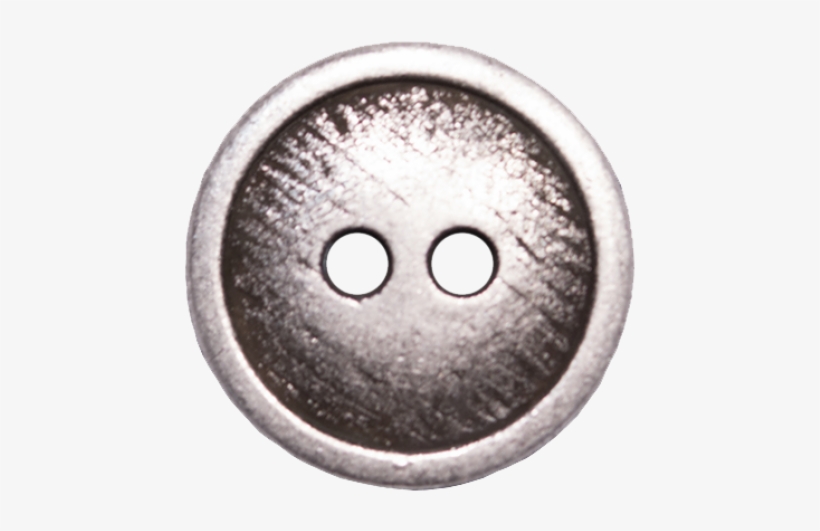 8460 Anti Silver - Antique Metal Button, transparent png download