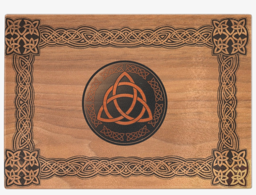 Triquetra Cutting Board - Symbols Of Friendship, transparent png download