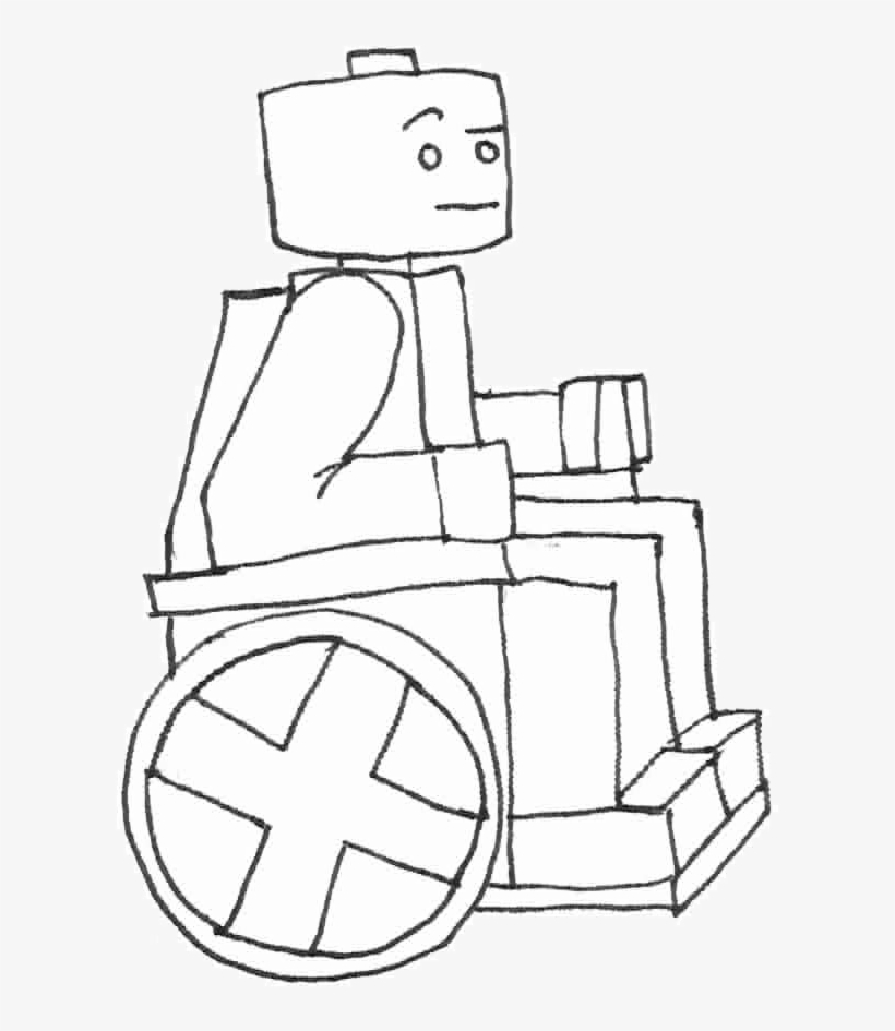 Lego Professor X By Goldylokz On Deviantart - Cartoon, transparent png download