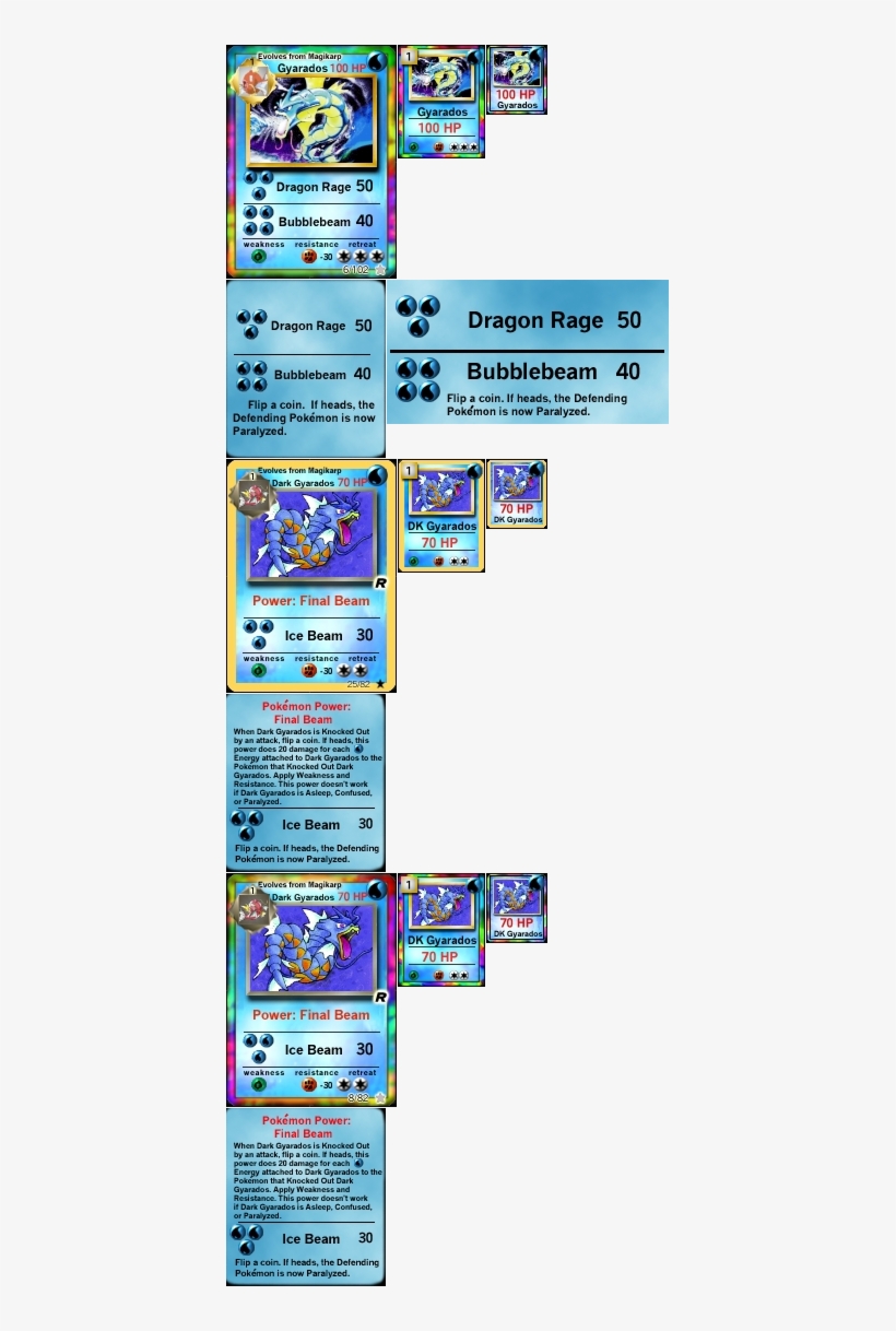 #130 Gyarados - Gyarados Card, transparent png download