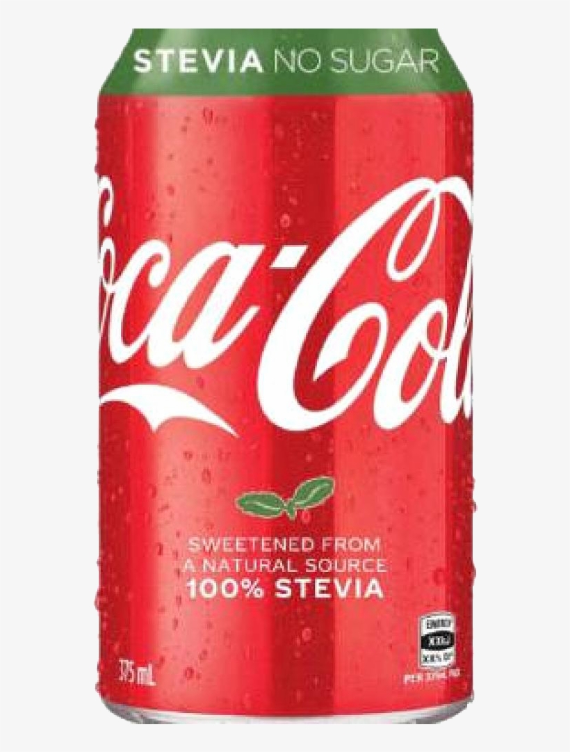 Cocacola Clipart Transparent - Coca Cola Stevia No Sugar, transparent png download