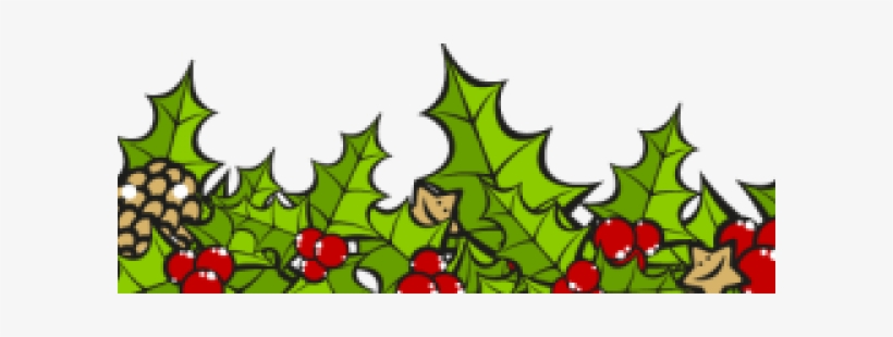 Cropped Holiday Bord - Christmas Horizontal Border Clipart, transparent png download