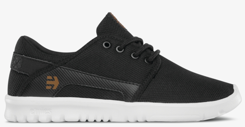 Scout Kids - Black/white/gum - Hi-res - Etnies - Etnies Kids Scout, Color: Black/white/gum, Size: 4c, transparent png download
