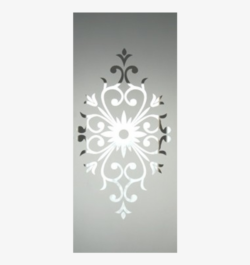 Etched Centre Glass Panel - Centre Glass, transparent png download