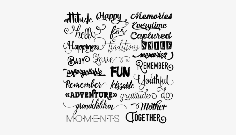 Cu Word Stash Ampersand Preview Preview 1 Preview 2 - Digital Word Memories Adventure, transparent png download