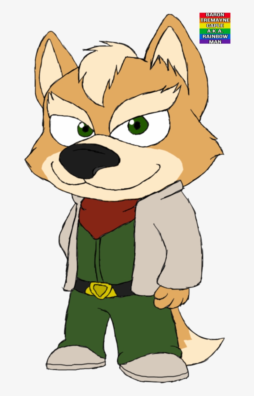Fox Mccloud - Cartoon, transparent png download