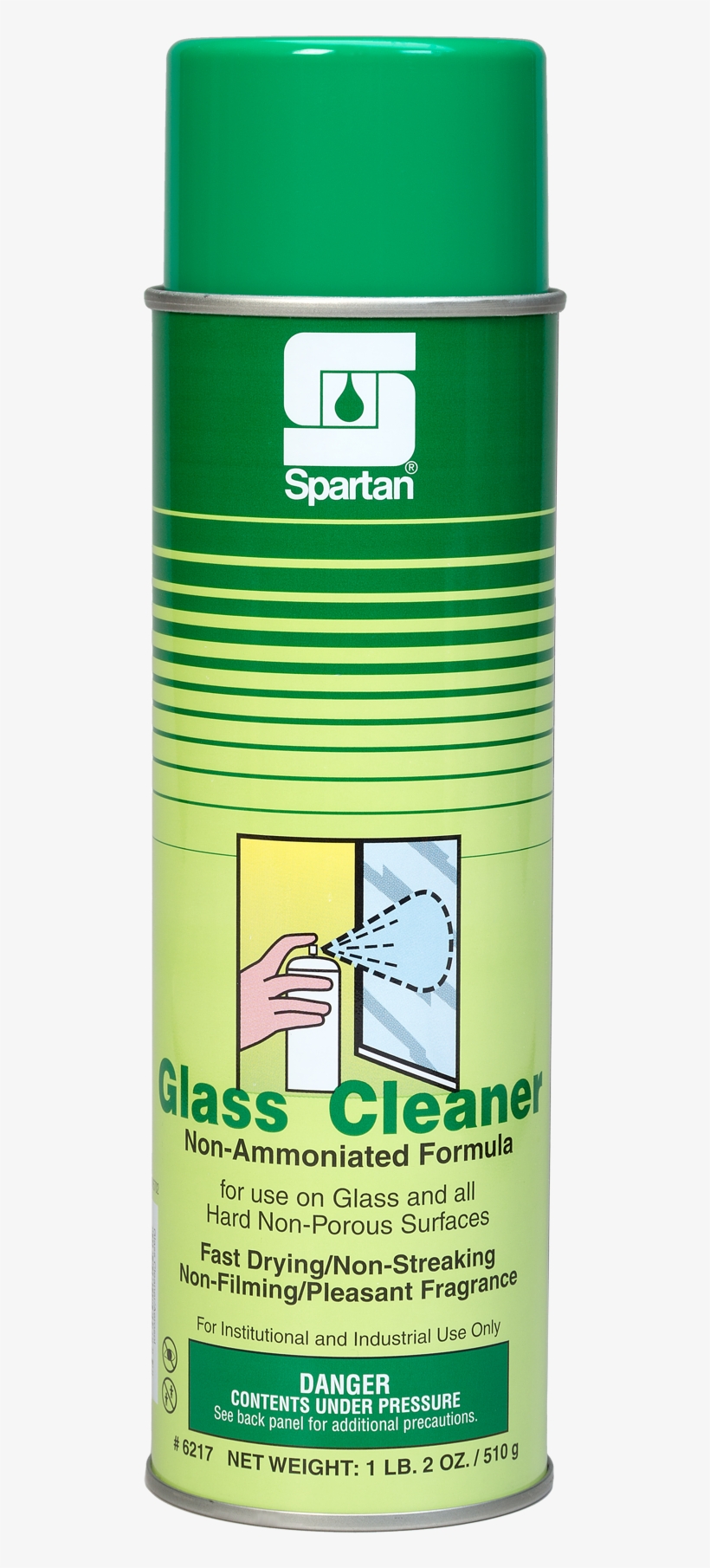 621700 Glass Cleaner - Spartan Dust Mop Dust Cloth Treatment 1 Can/20 Oz, transparent png download