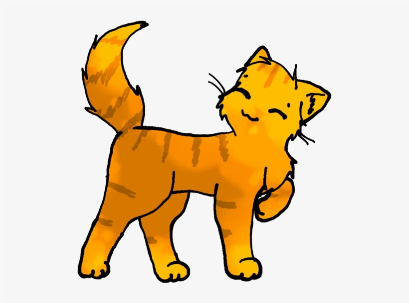 Spotty Orange Cat By Crazykid503 On Clipart Library - Cartoon, transparent png download
