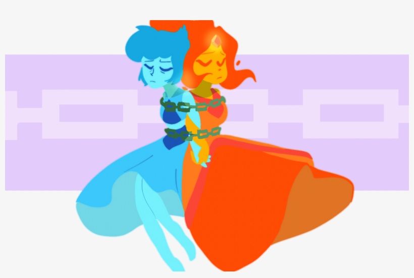 Lapis Lazuli From Steven Universe And Flame Princess - Flame Princess And Lapis Lazuli, transparent png download