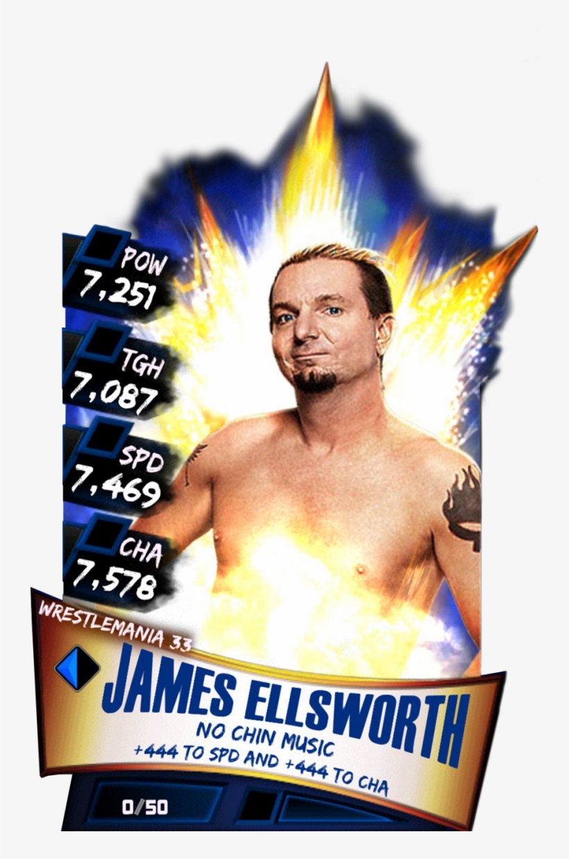 Supercard Jamesellsworth S3 14 Wrestlemania33, transparent png download