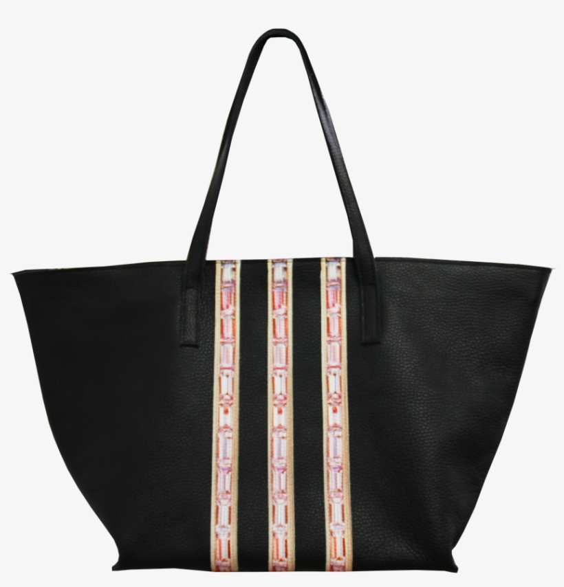 Pg X Jtj Triple Racing Stripe Wide Tote - Handbag, transparent png download