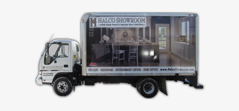 Halco Showroom Box Truck - Halco Showroom, transparent png download