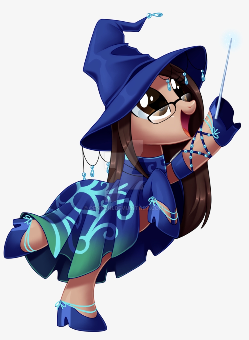 Centchi, Glasses, Hat, Magic Wand, Oc, Oc Only, Safe, - Deviantart, transparent png download