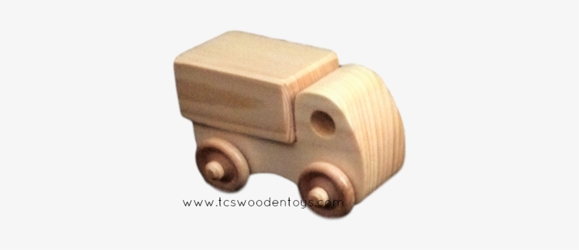 Handmade Chunky Wood Toy Mini Box Truck - Truck, transparent png download