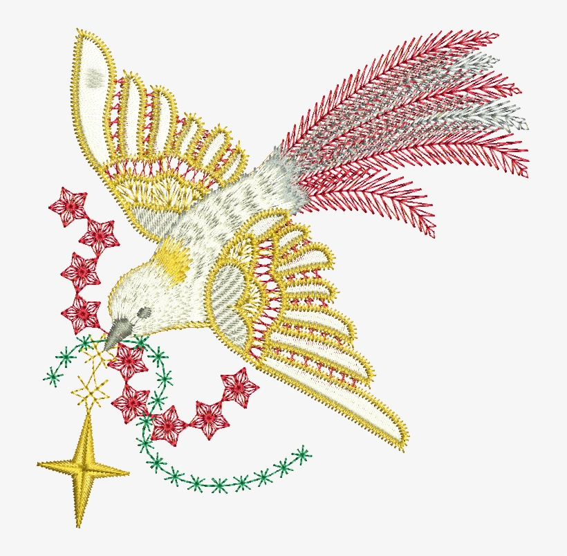 Sue Box Creations Download Designs Peace Dove - Creation In Embroidery Designs, transparent png download
