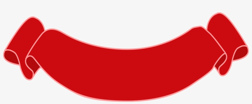Maroon Clipart Banner - Banderin Rojo Png, transparent png download