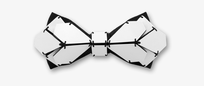 Geometry Little Bee In Black White Bow Tie - Bow Tie, transparent png download