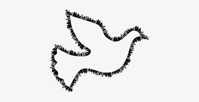 Peace Doves As Symbols Computer Icons Animal Dinosaur - Pigeons And Doves, transparent png download