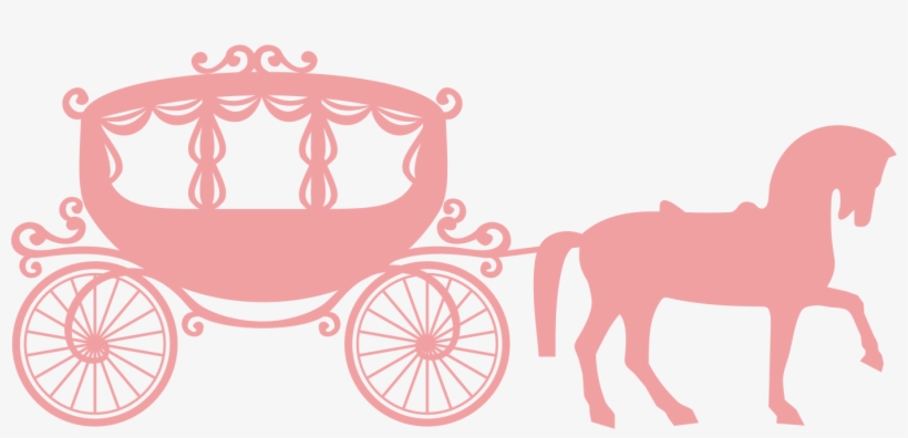 Horse And Buggy Carriage Horse-drawn Vehicle Clip Art - Horse Drawn Carriage Silhouette, transparent png download